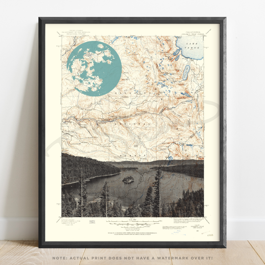 CA | Emerald Bay | Lake Tahoe, California | Inkjet Print