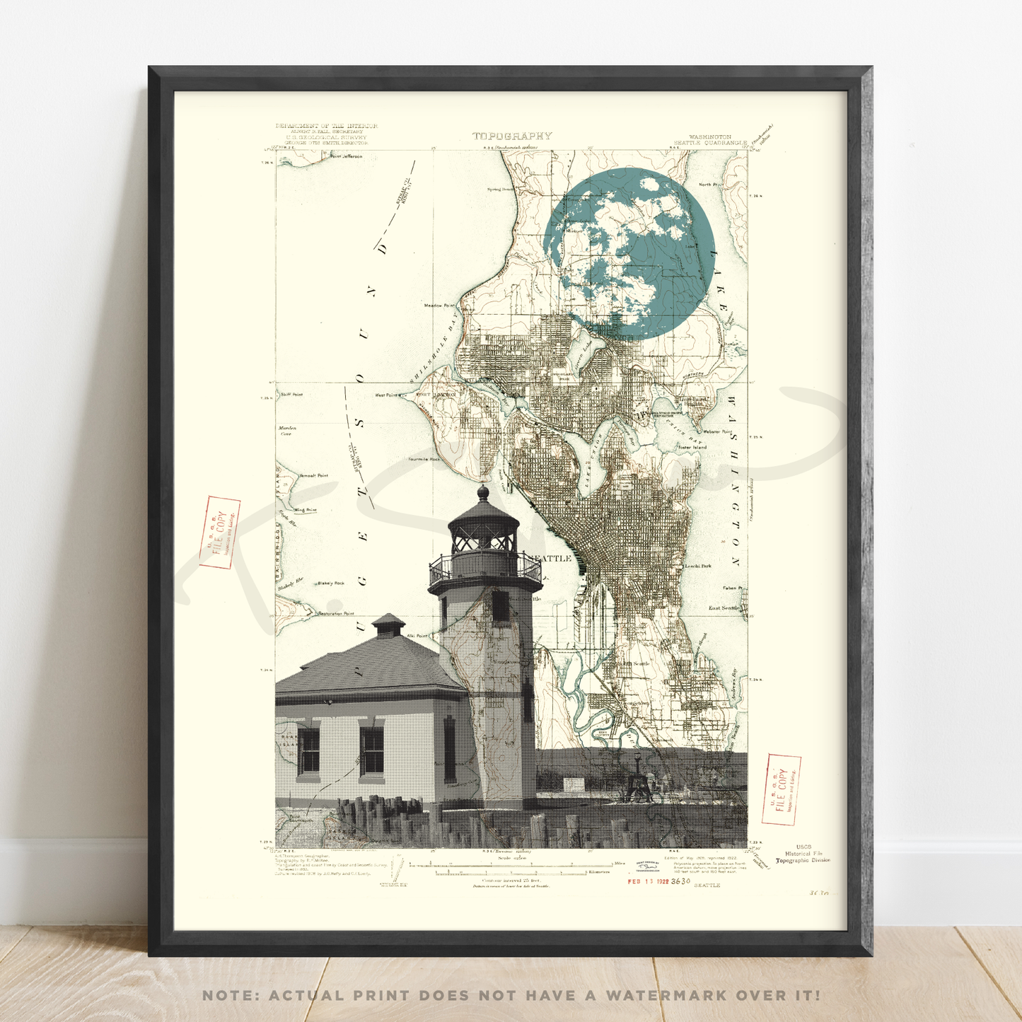 WA | Alki Point Lighthouse | Seattle, Washington | Inkjet Print