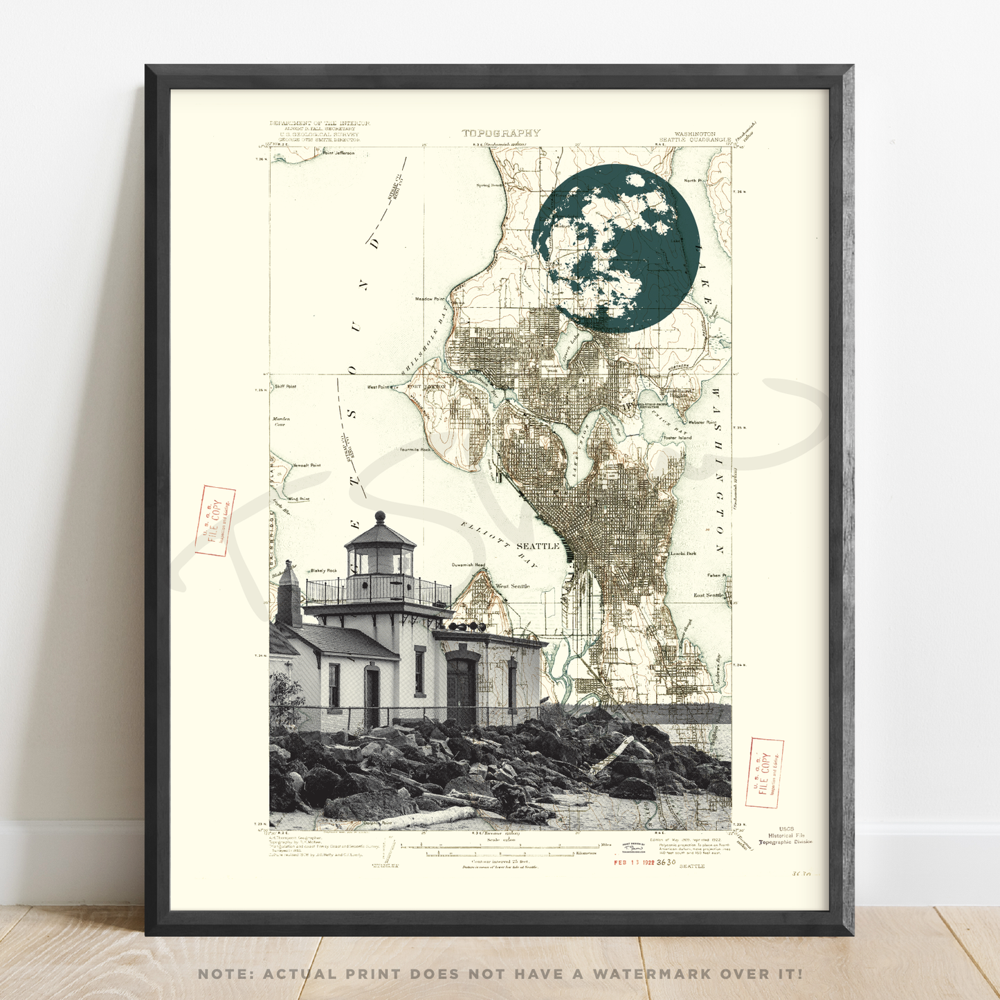 WA | West Point Lighthouse | Seattle, Washington | Inkjet Print