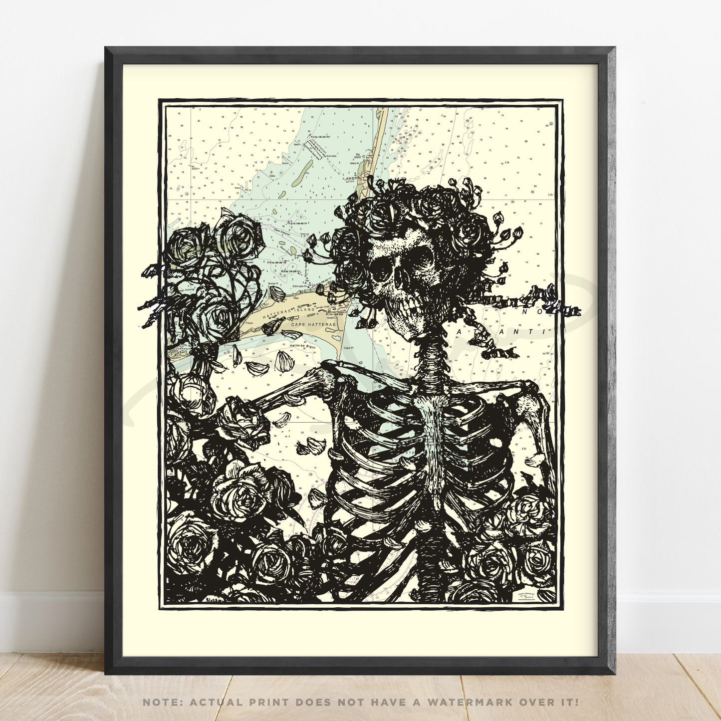 NC | "Cape Hatteras Roses" | Inkjet Print