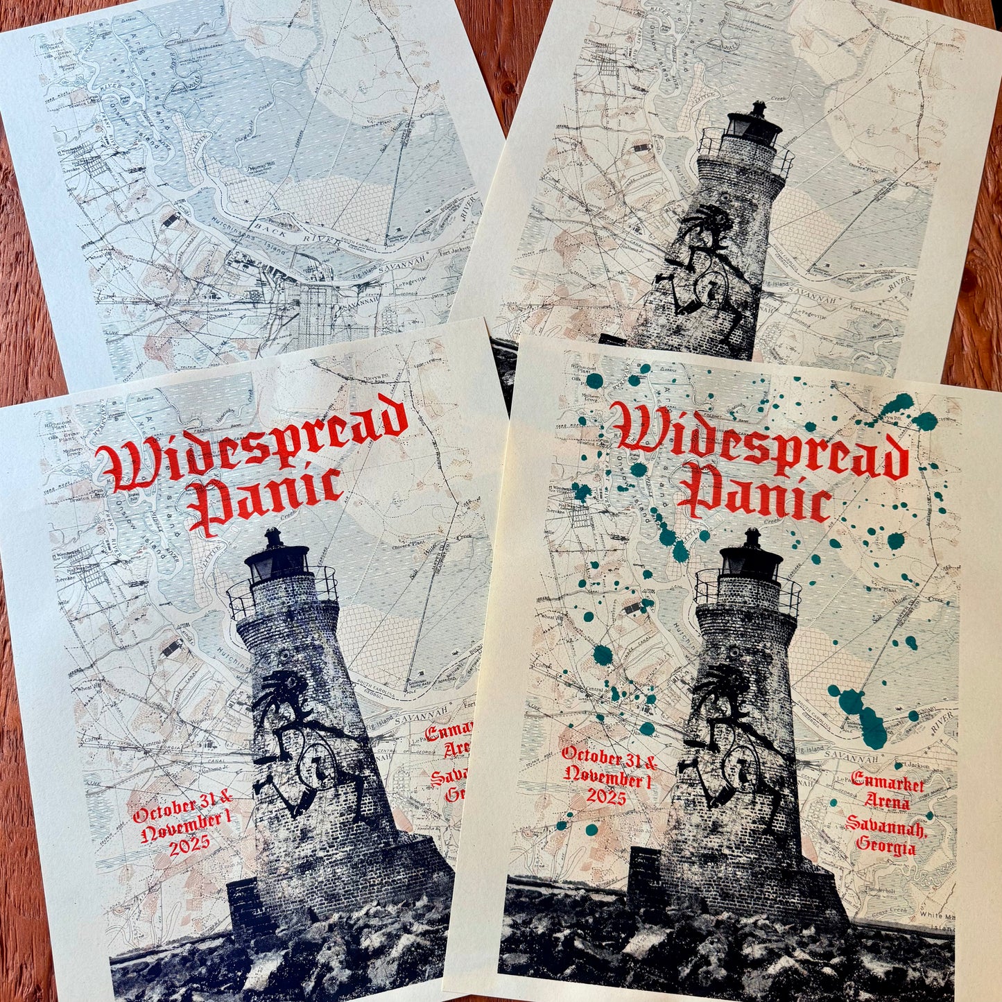 Widespread Panic | Savannah 2025 mini-print