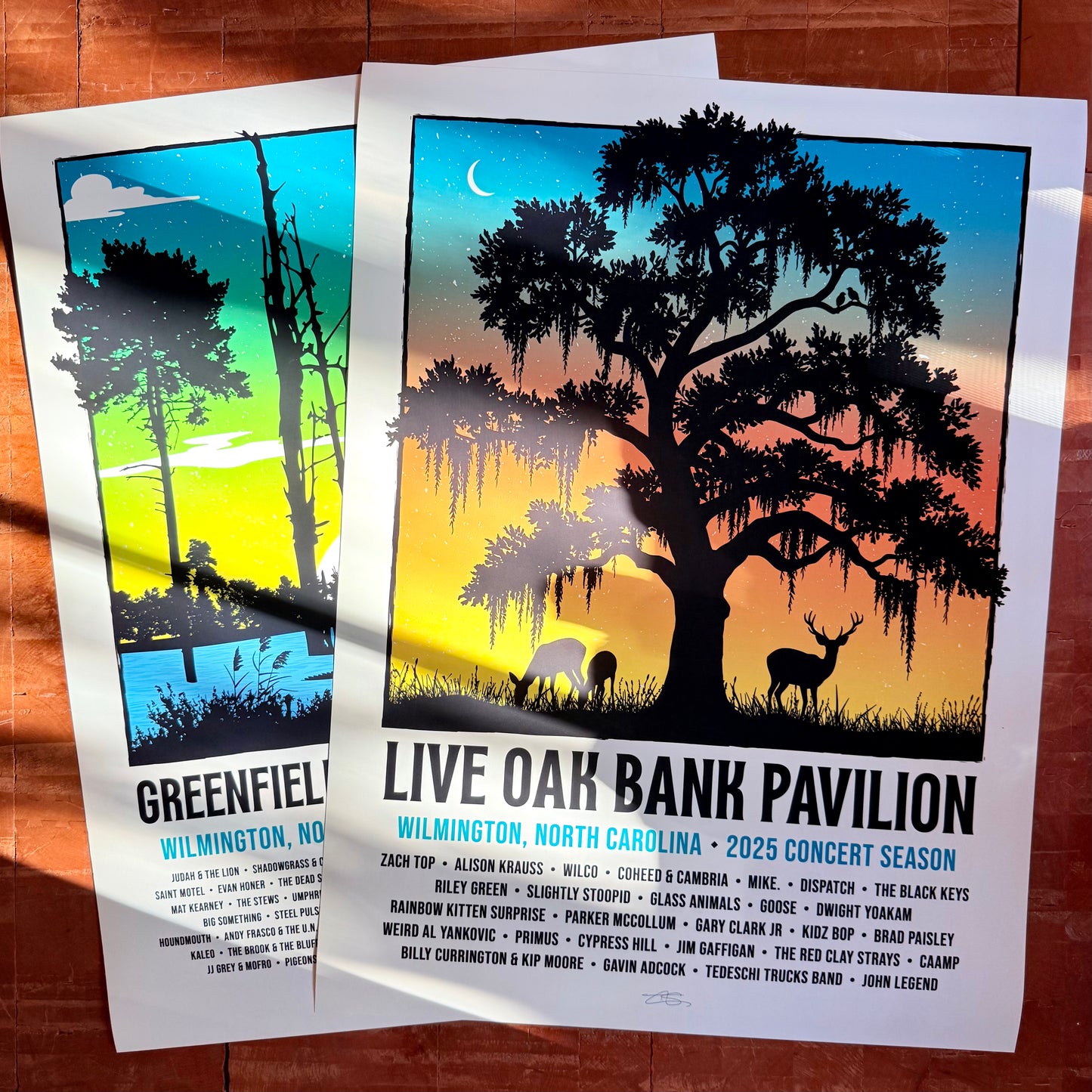 Live Oak Bank Pavilion | 2025 Season | Inkjet Print