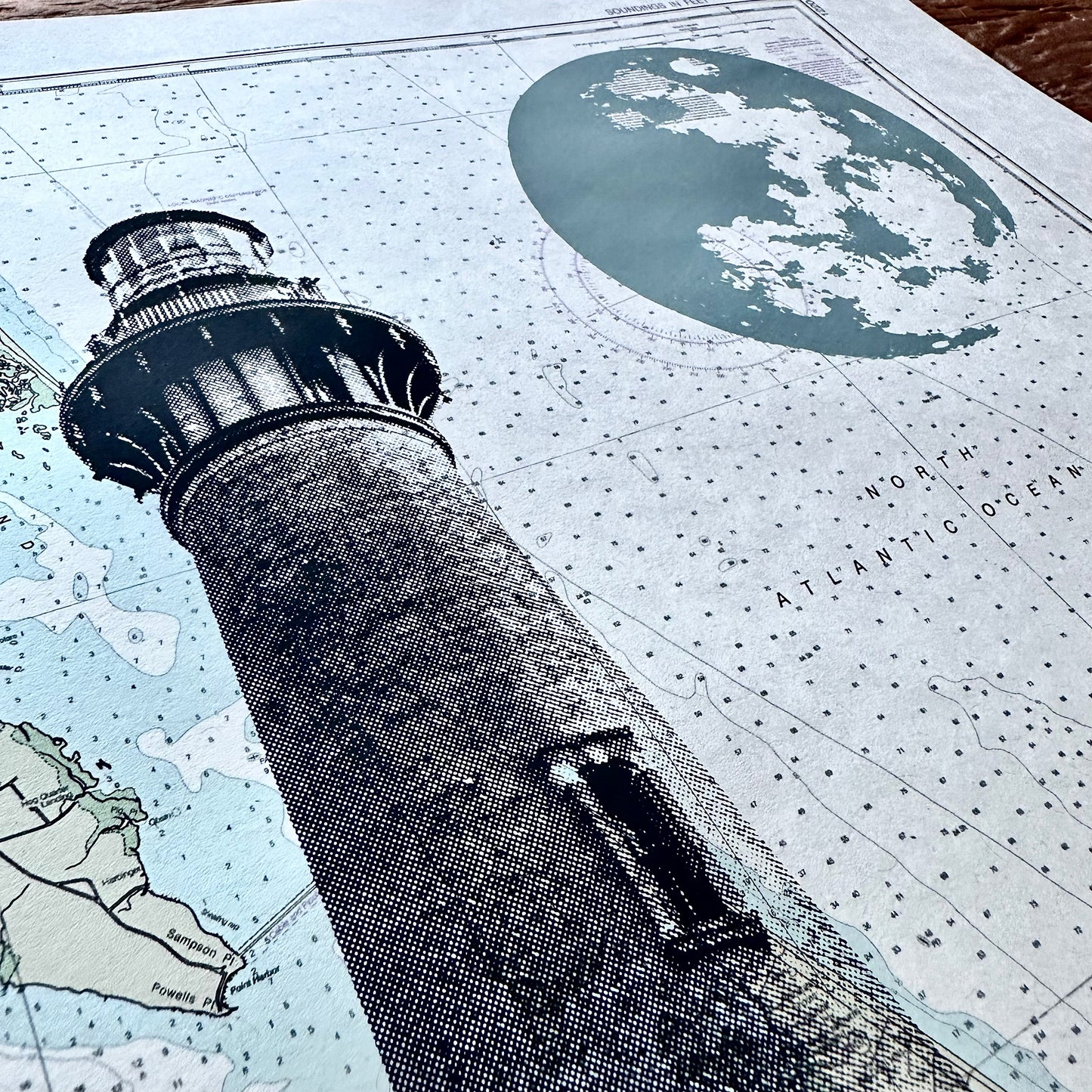 NC | Currituck Lighthouse | Corolla, North Carolina | Silkscreen