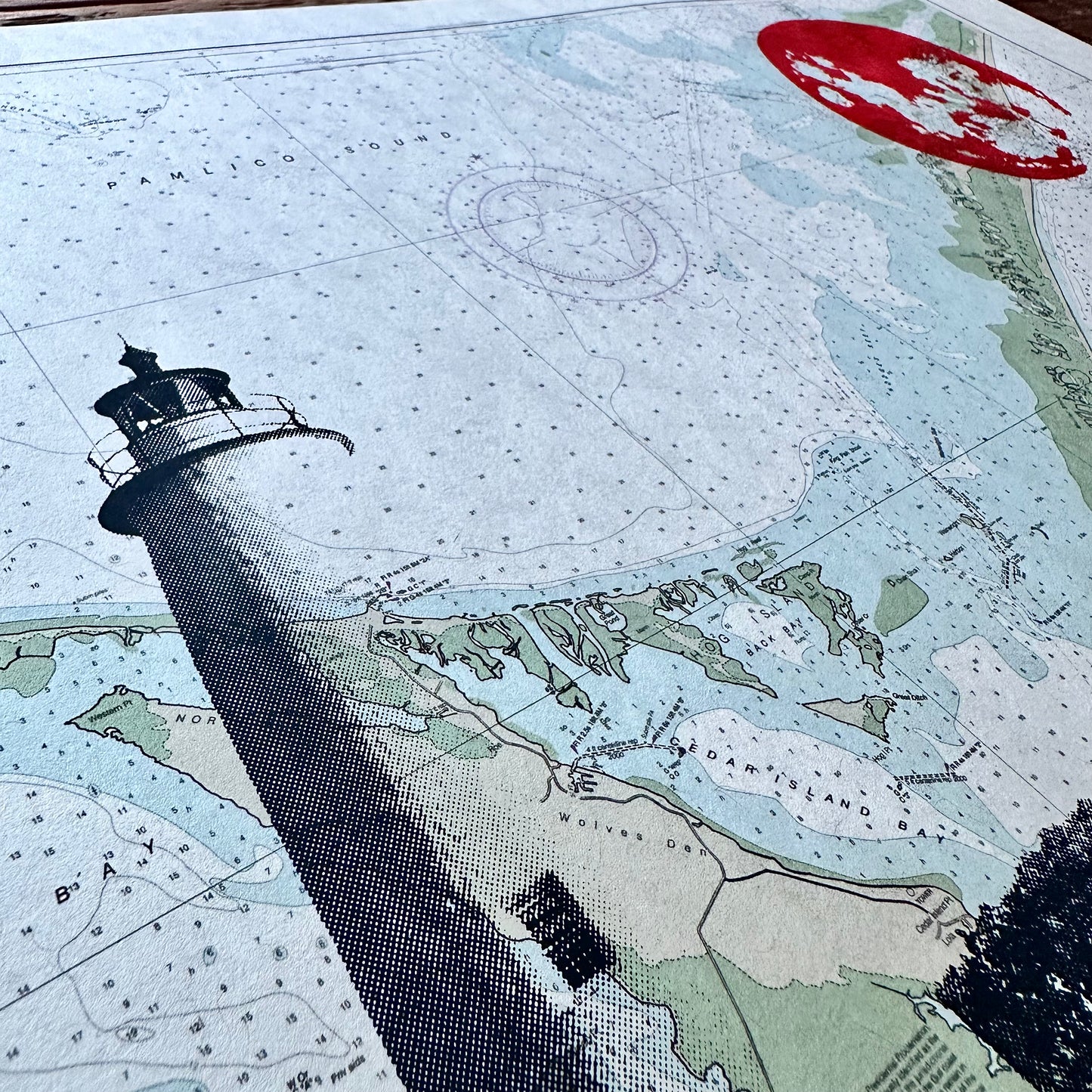 NC | Ocracoke Lighthouse | Ocracoke, North Carolina | Silkscreen
