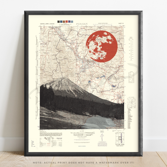 Japan | Mount Fuji Volcano | Honshu | Shizuoka | Yamanashi | Inkjet Print