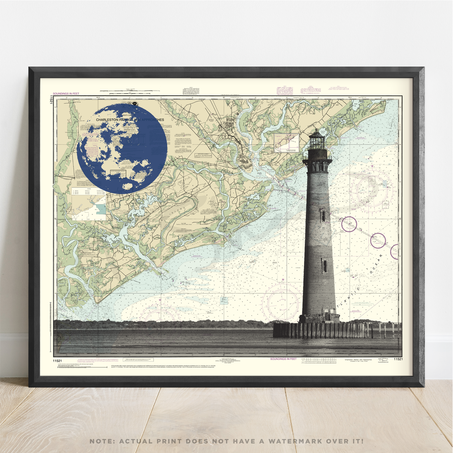 SC | Morris Island Lighthouse | Charleston, South Carolina | Inkjet Print