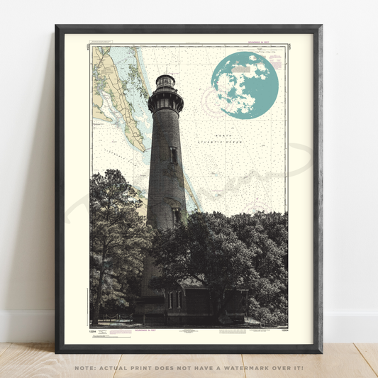 NC | Currituck Beach Lighthouse | Outer Banks | Corolla, North Carolina | Inkjet Print