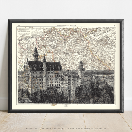 Germany | Neuschwanstein Castle | Bavaria | Inkjet Print