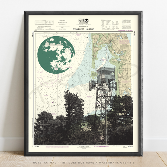 MA | Wellfleet Firetower | Cape Cod | Wellfleet, Massachusetts | Inkjet Print