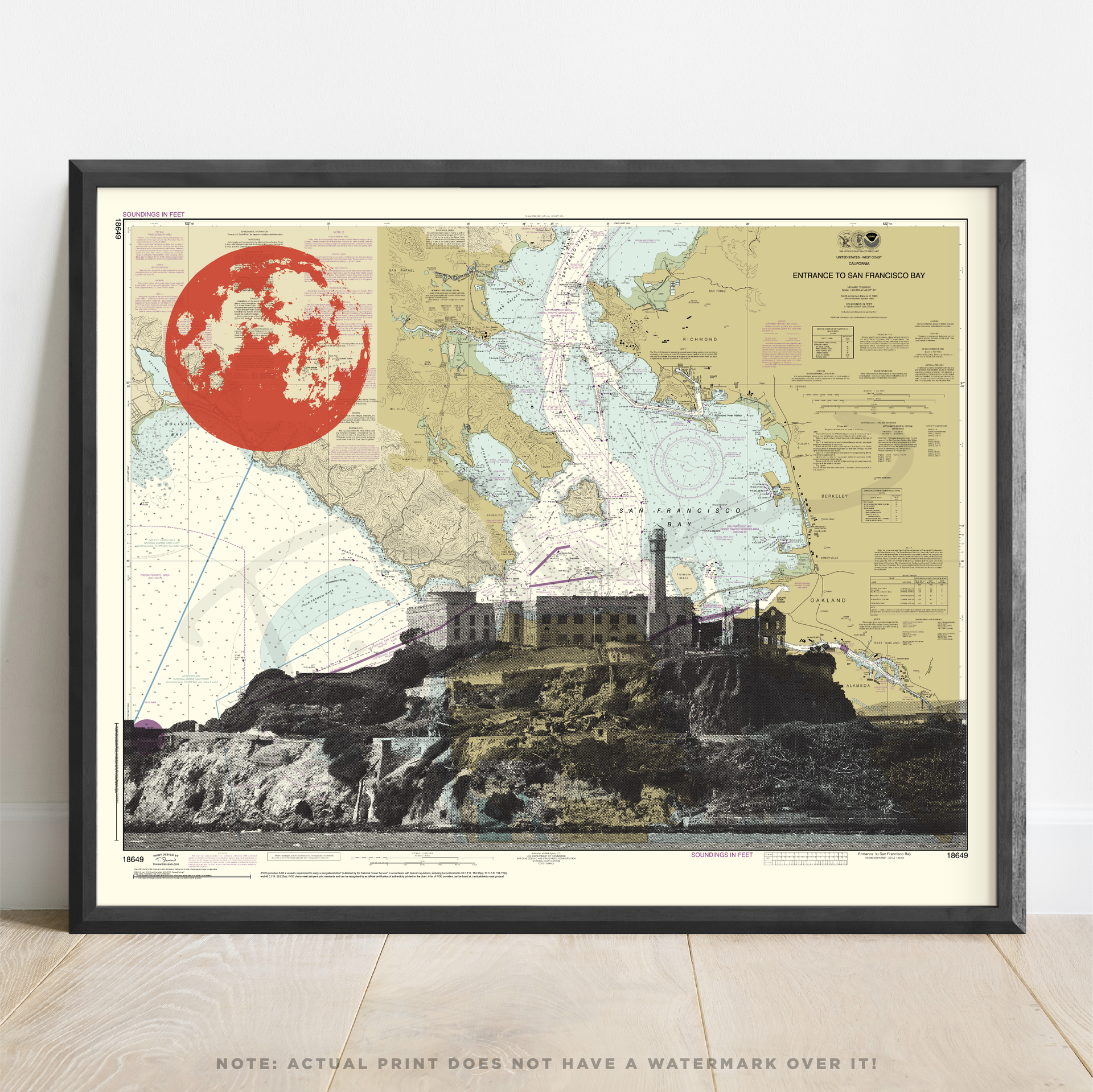 CA | Alcatraz Island | San Francisco, California | Inkjet Print