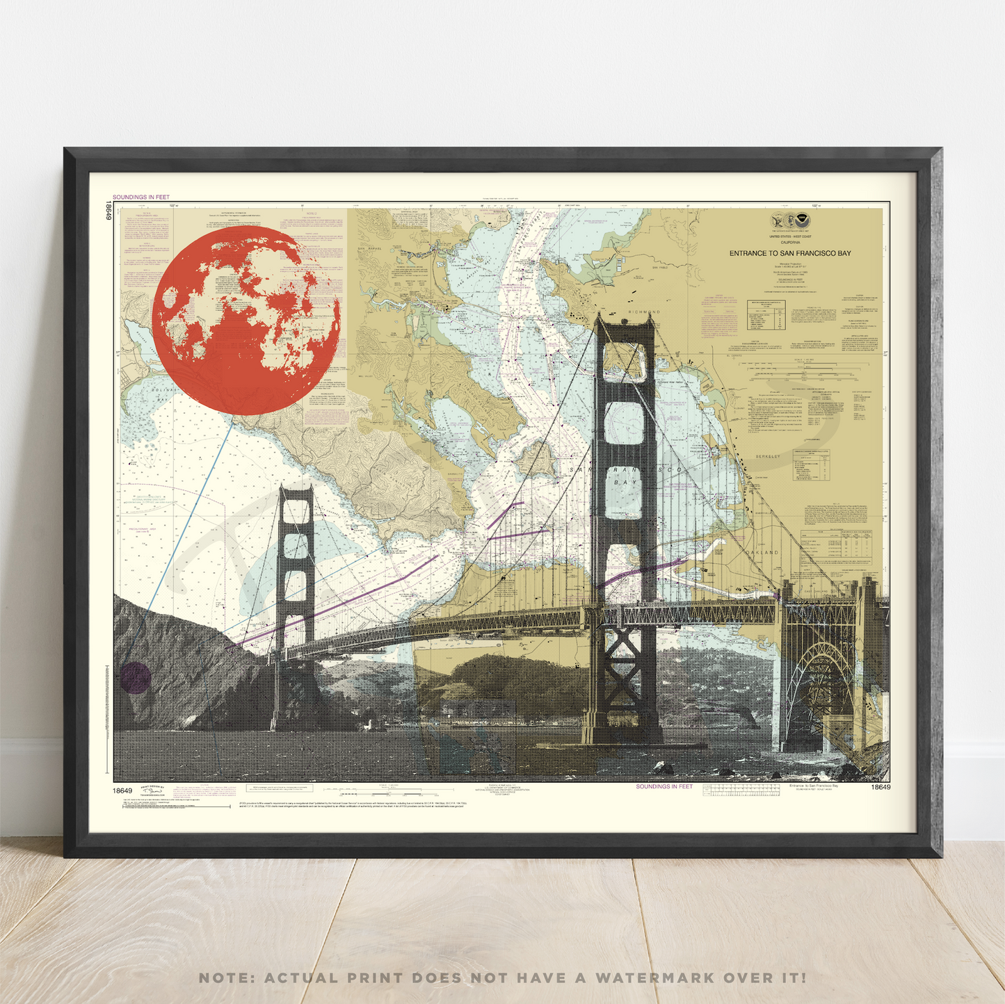 CA | Golden Gate Bridge | San Francisco, California | Inkjet Print
