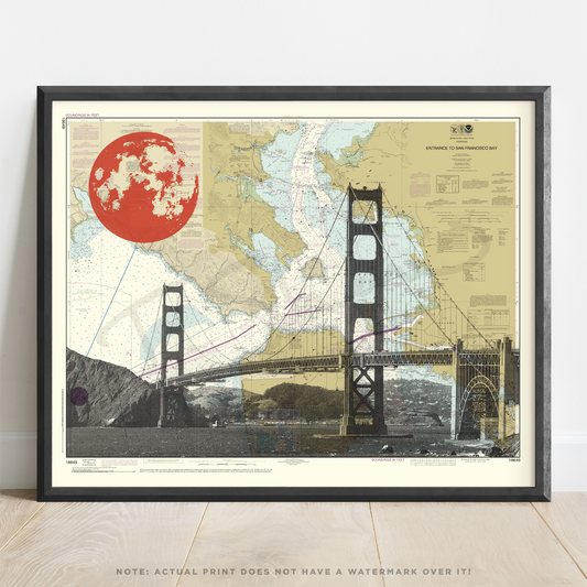 CA | Golden Gate Bridge | San Francisco, California | Inkjet Print