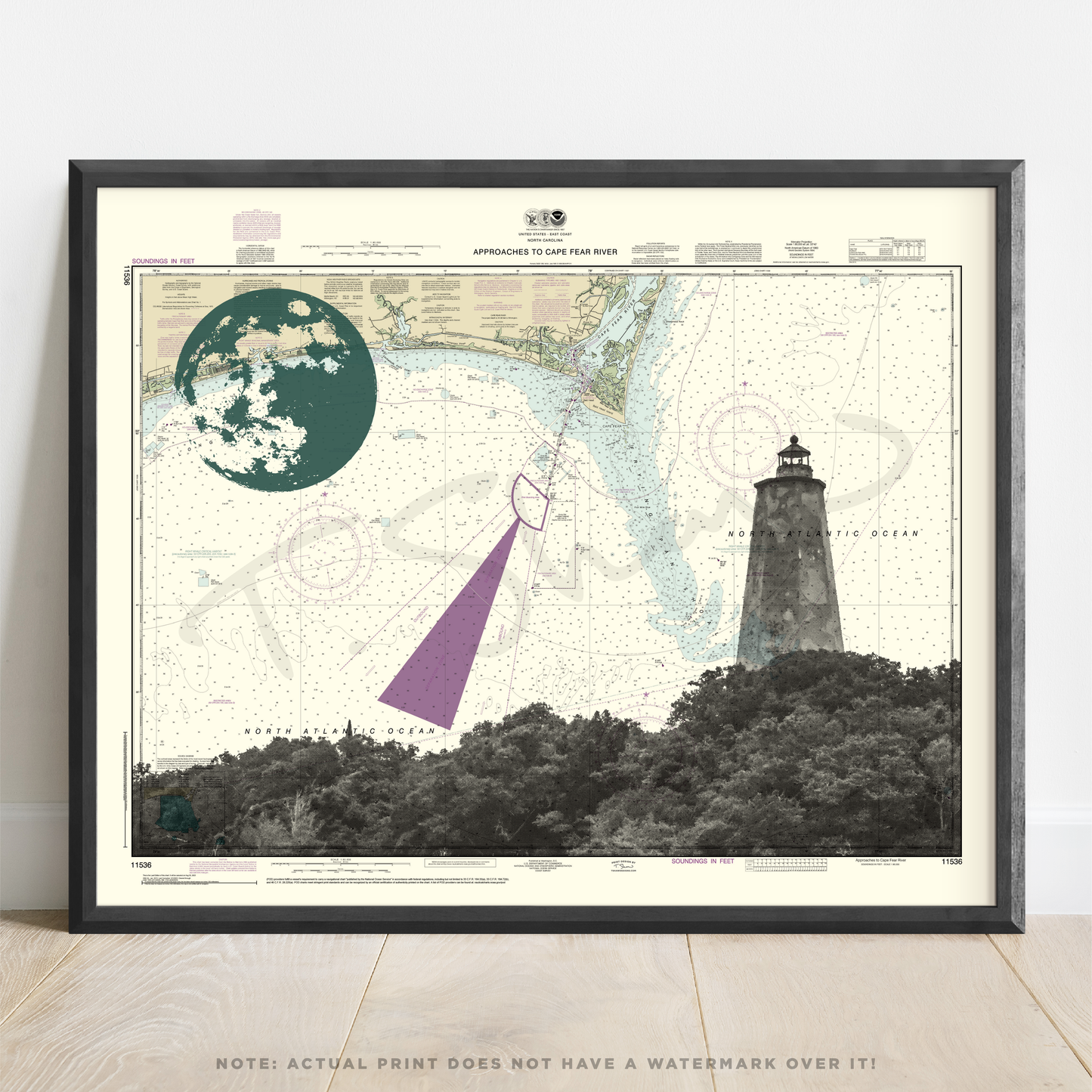 NC | Old Baldy Lighthouse | Bald Head Island, North Carolina | Inkjet Print