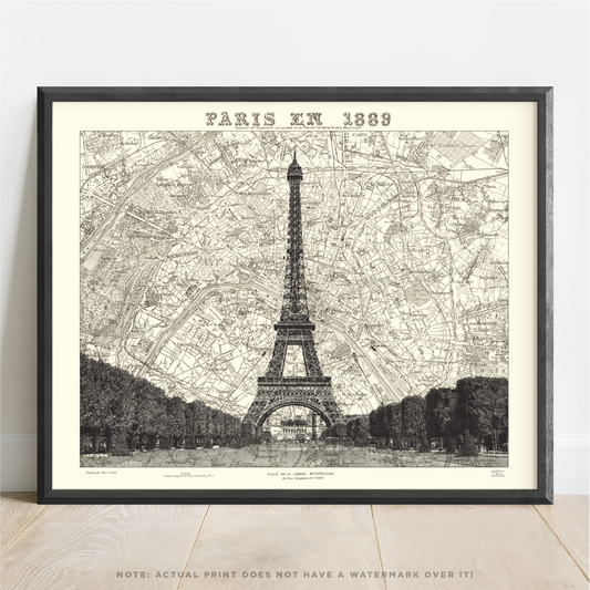 France | Eiffel Tower | Paris, France | Inkjet Print