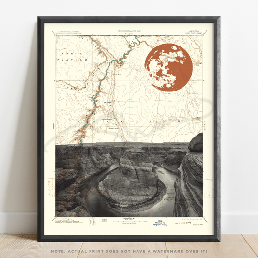 AZ | Horseshoe Bend | Glen Canyon, Arizona | Inkjet Print