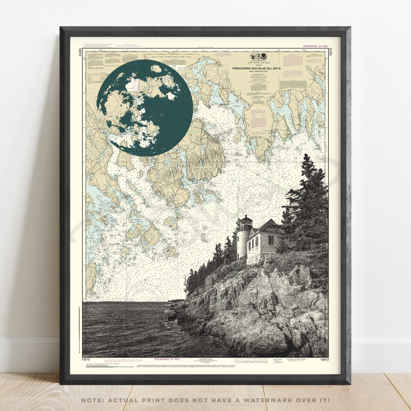 ME | Bass Harbor Head Light | Acadia National Park, Maine | Inkjet Print