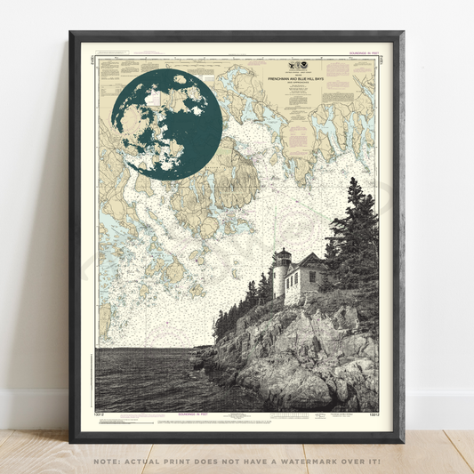 ME | Bass Harbor Head Light | Acadia National Park, Maine | Inkjet Print