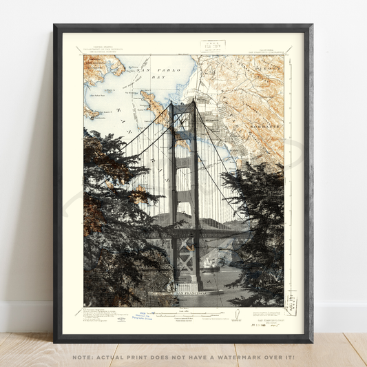 CA | Golden Gate Bridge II | San Francisco, California | Inkjet Print