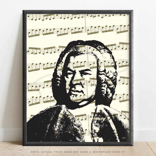 "Bach" | Inkjet Print