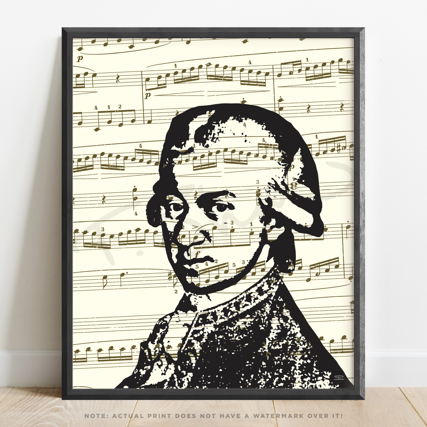 "Mozart" | Inkjet Print
