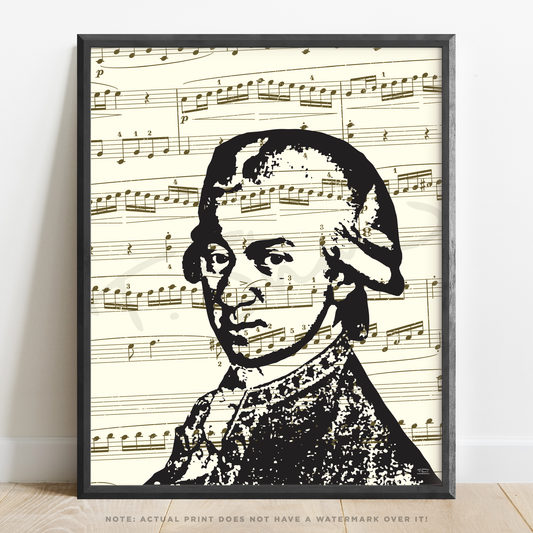 "Mozart" | Inkjet Print
