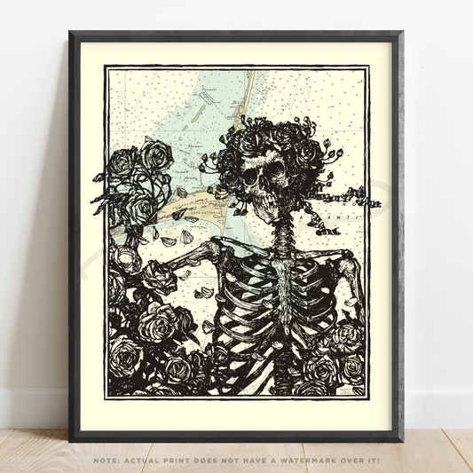 NC | "Cape Hatteras Roses" | Inkjet Print