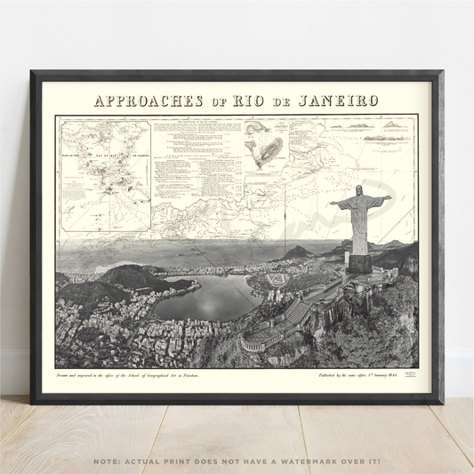 Brazil | Christ The Redeemer | Rio De Janeiro | Inkjet Print