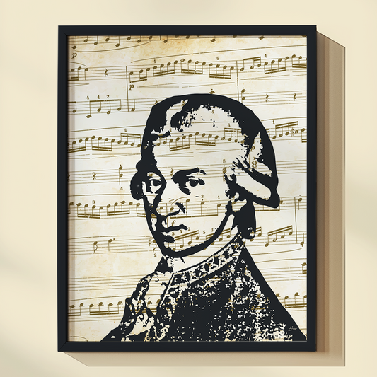 "Mozart" | Inkjet Print
