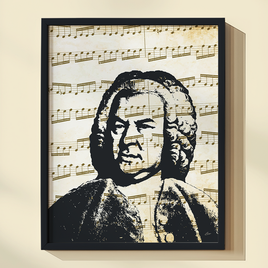 "Bach" | Inkjet Print