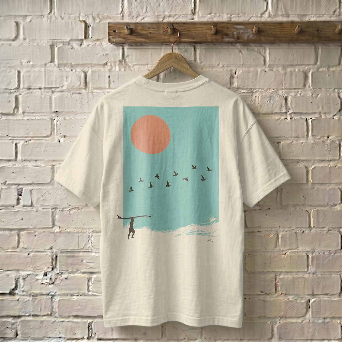 Log Days | Coastal Clay Unisex Tee