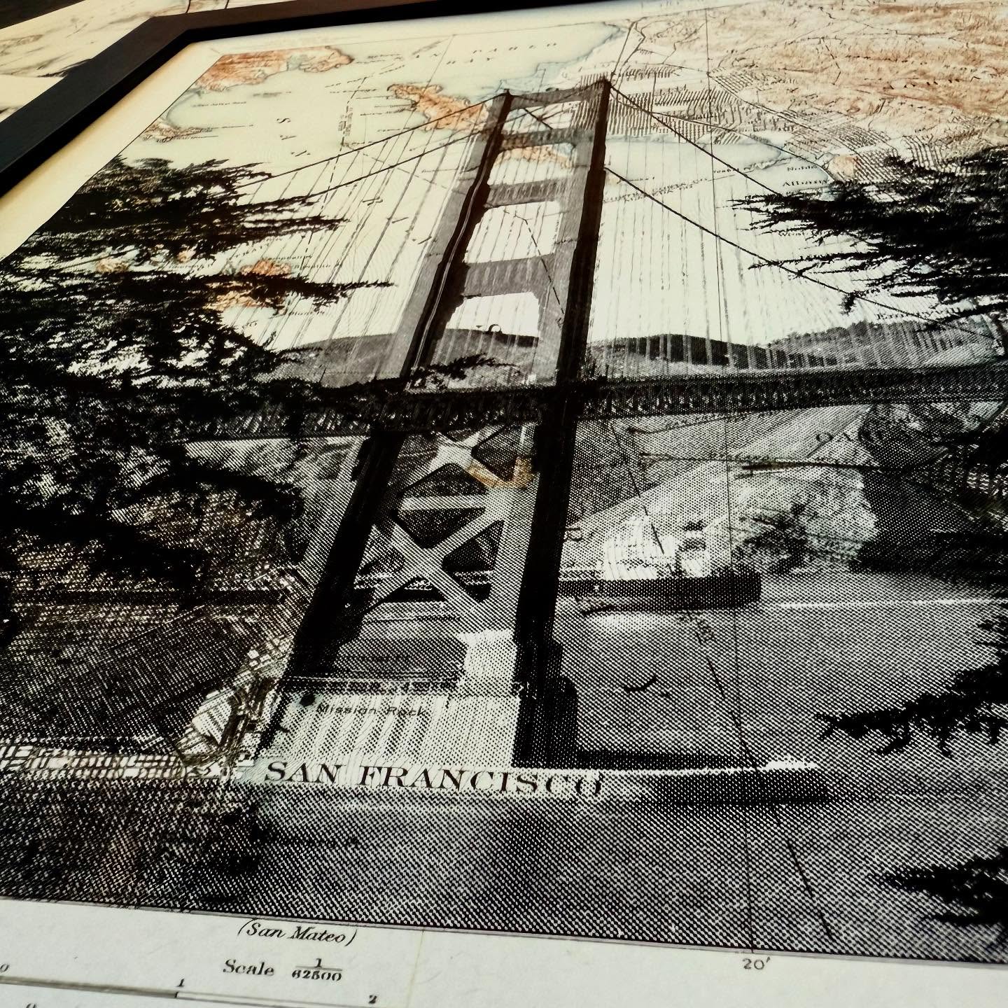 CA | "Golden Gate Bridge II" | San Francisco, California | Silkscreen
