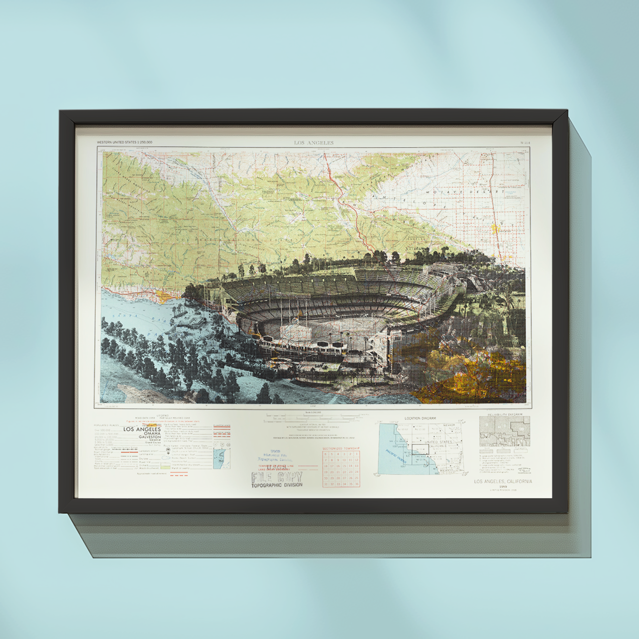 CA | Blue Heaven on Earth | Log Angeles, California