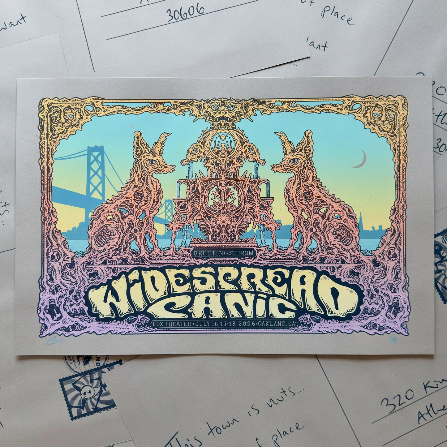 Widespread Panic | Oakland 2026 (with Postcard)