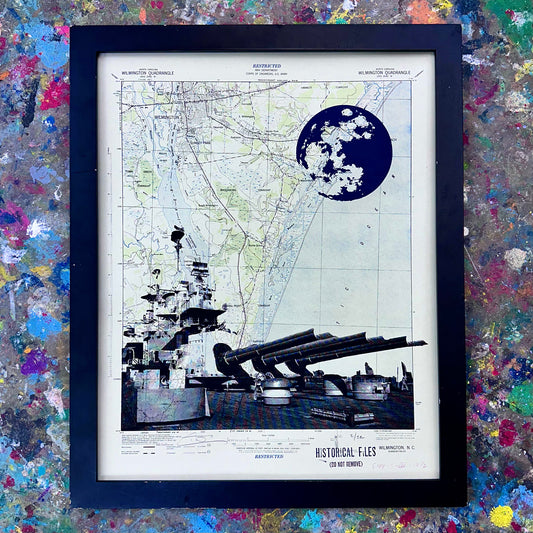 NC | USS North Carolina Battleship | Wilmington, North Carolina | Silkscreen