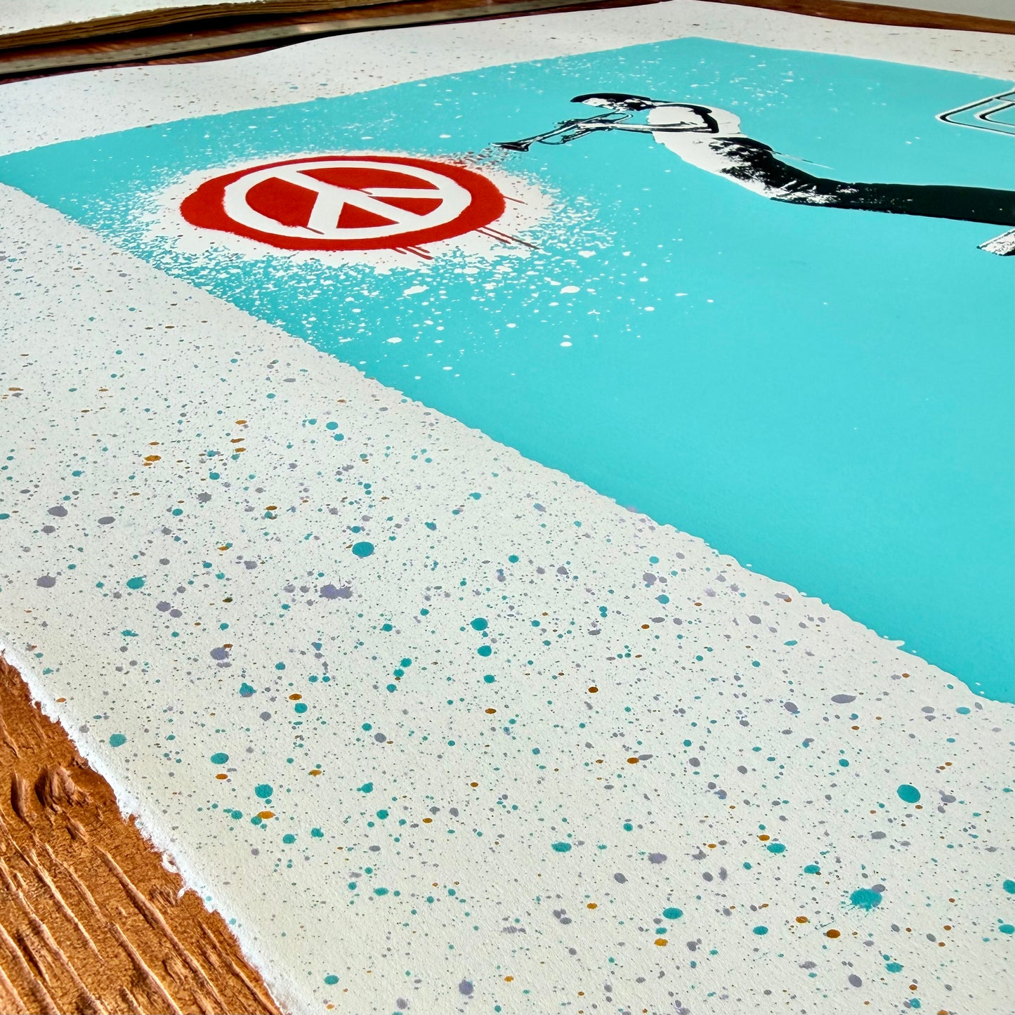 Jazz Peace | Oversized Silkscreen
