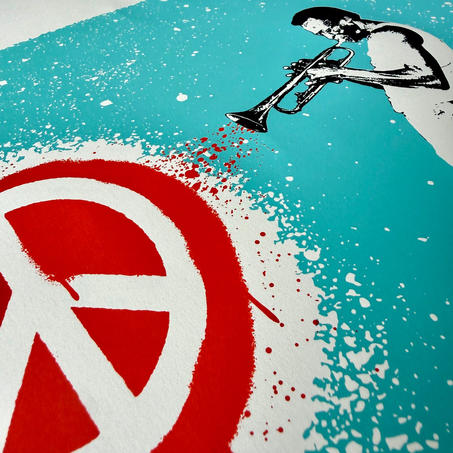Jazz Peace | Oversized Silkscreen