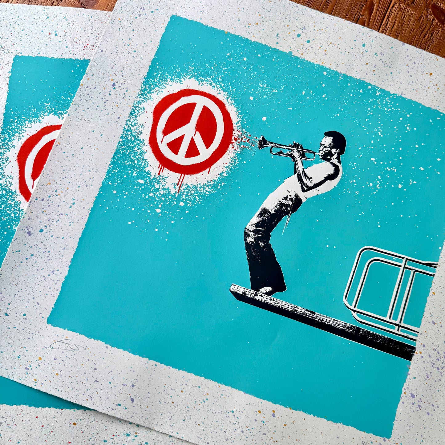 Jazz Peace | Oversized Silkscreen