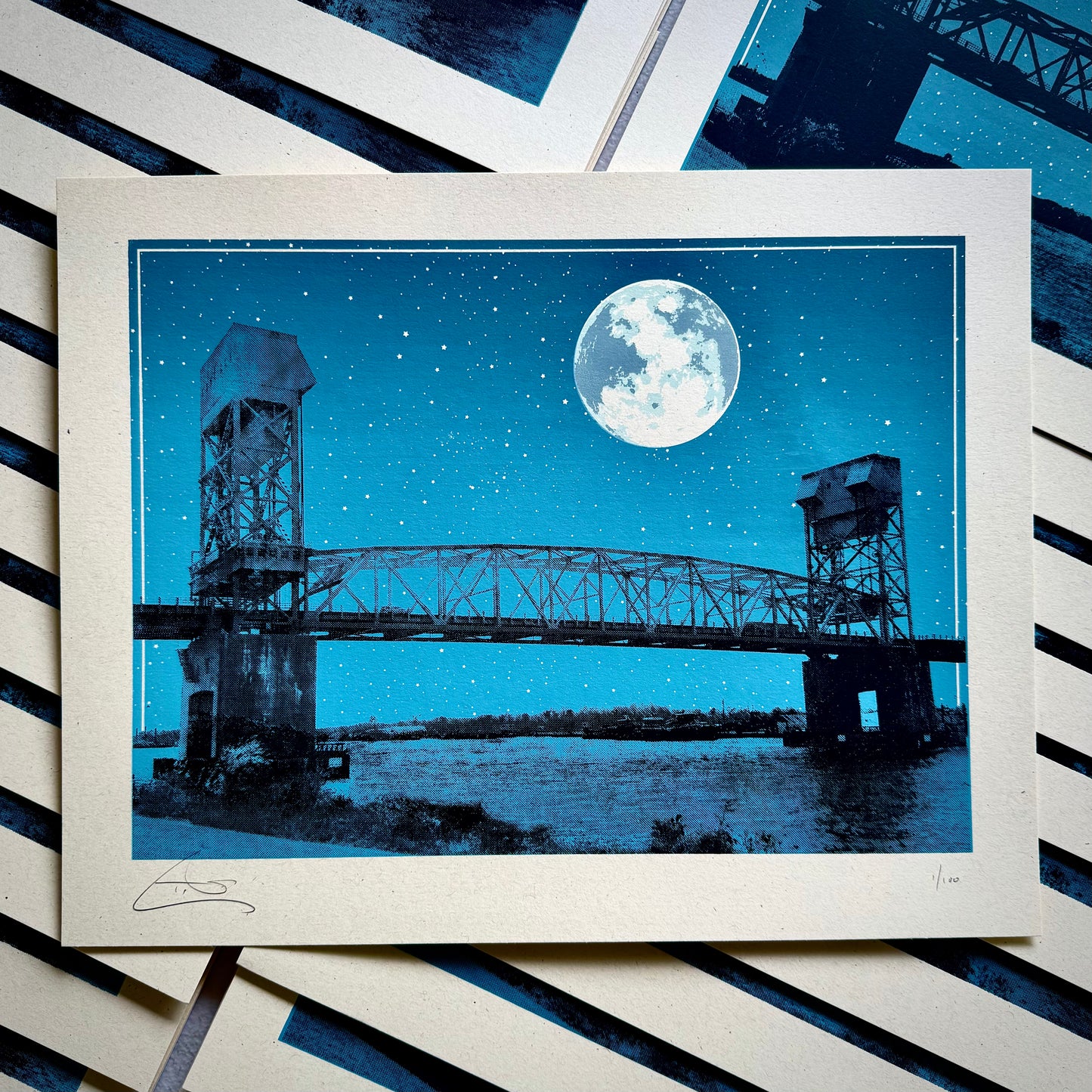 "Drifting" mini print