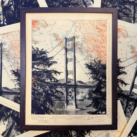 CA | "Golden Gate Bridge II" | San Francisco, California | Silkscreen