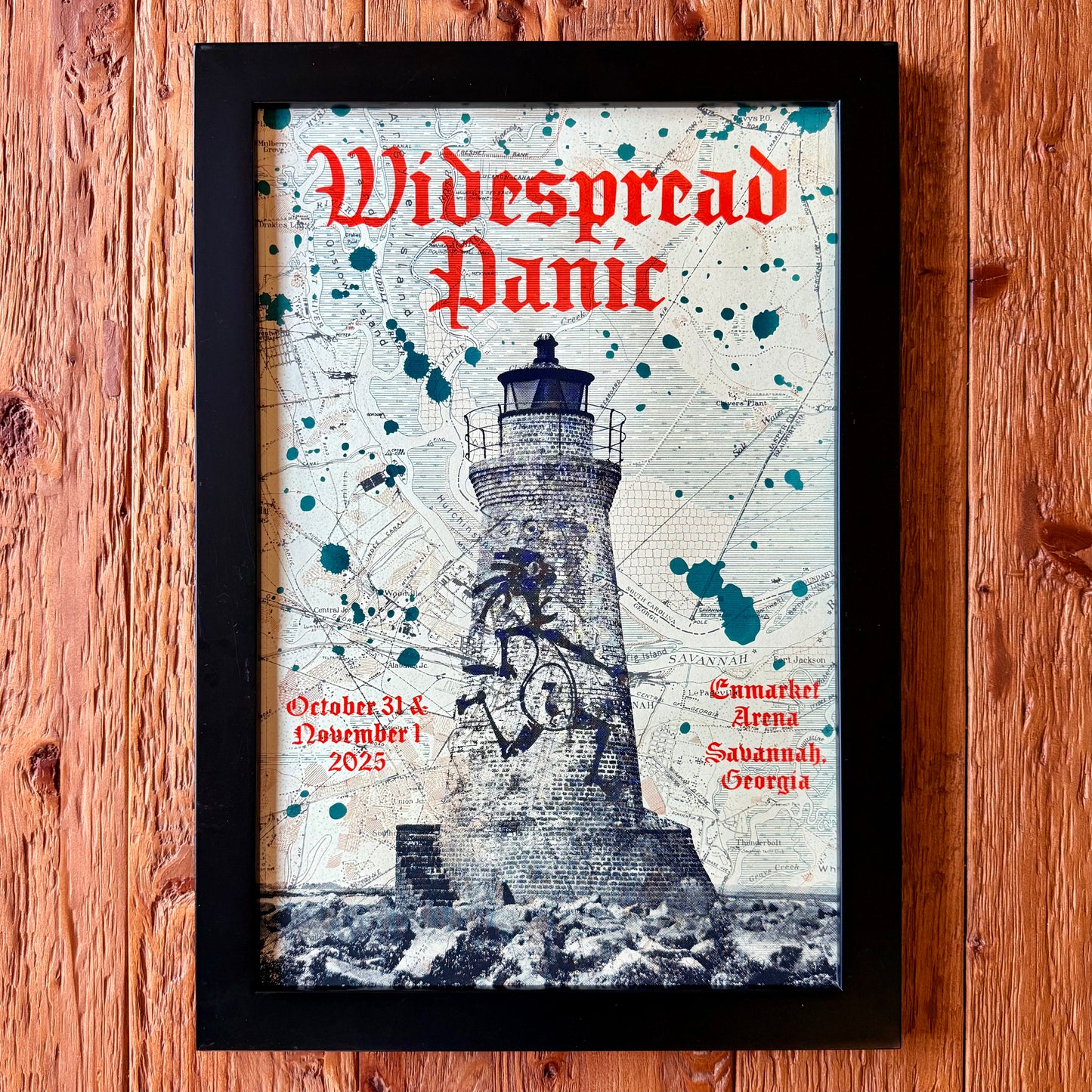 Widespread Panic | Savannah 2025 mini-print