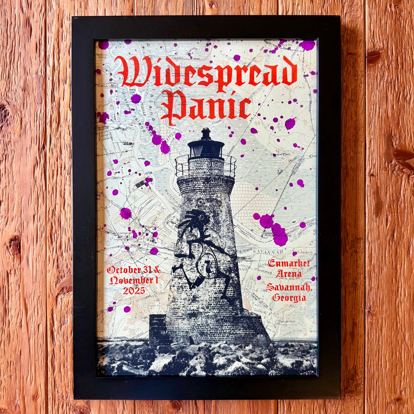 Widespread Panic | Savannah 2025 mini-print