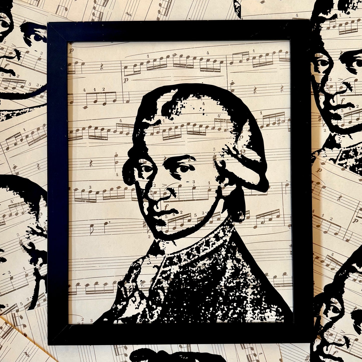 "Mozart" | Silkscreen