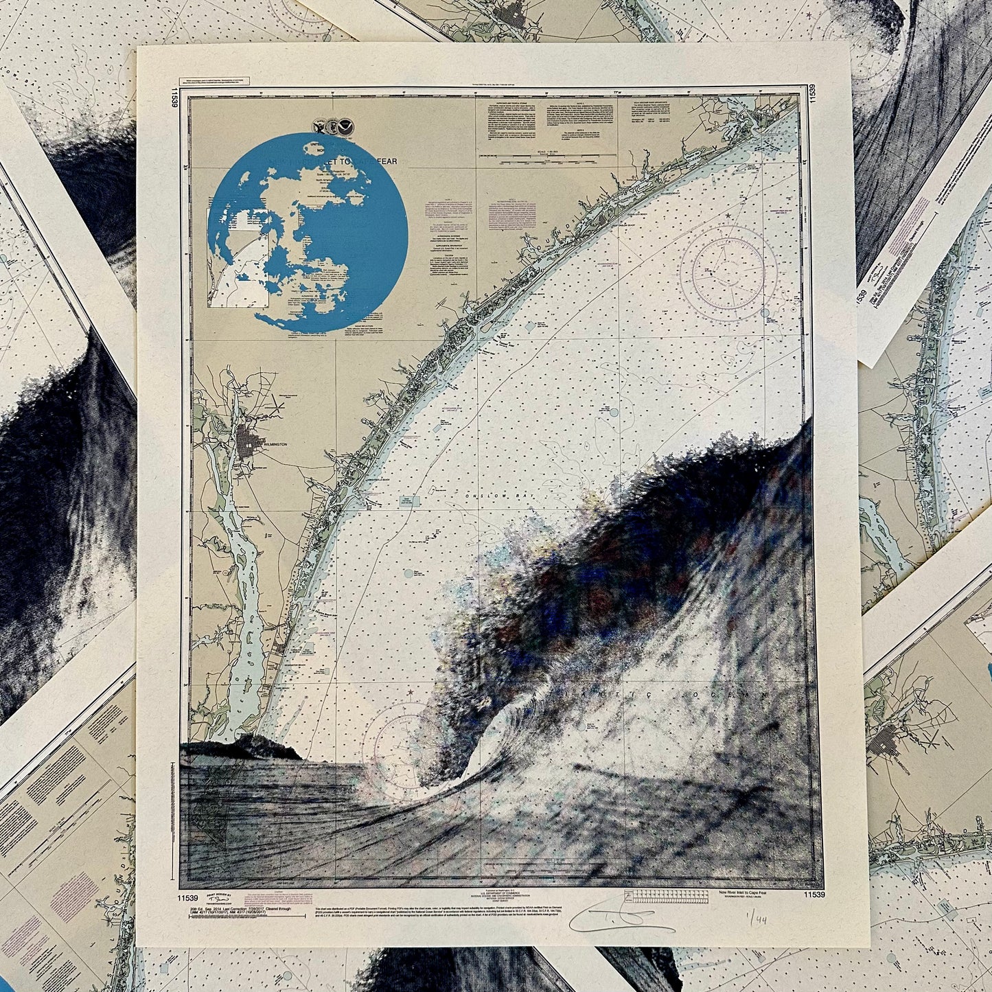 NC | Masonboro Island | Wilmington, North Carolina | Silkscreen