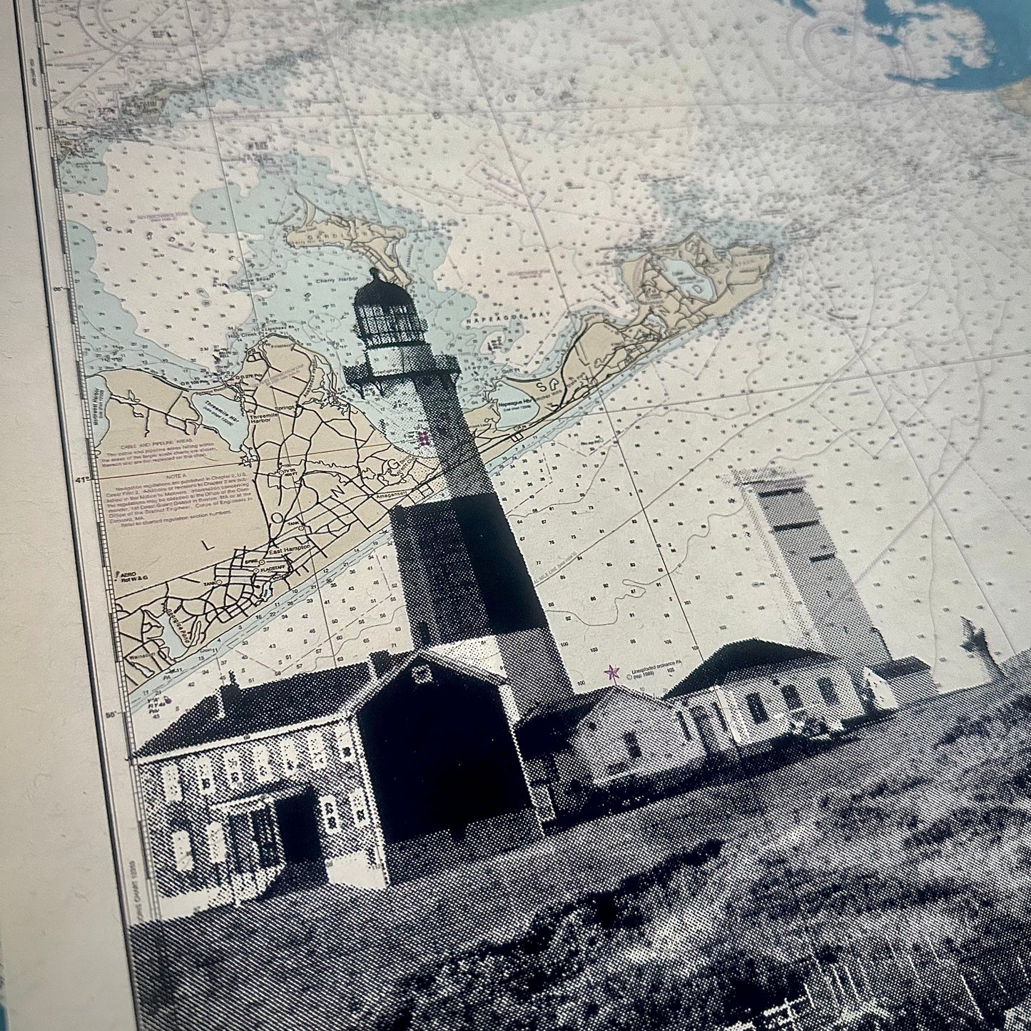 NY | Montauk Point Lighthouse | Montauk, New York | Silkscreen