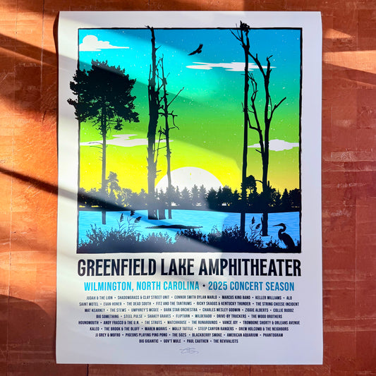 Greenfield Lake Amphitheater | 2025 Season | Inkjet Print