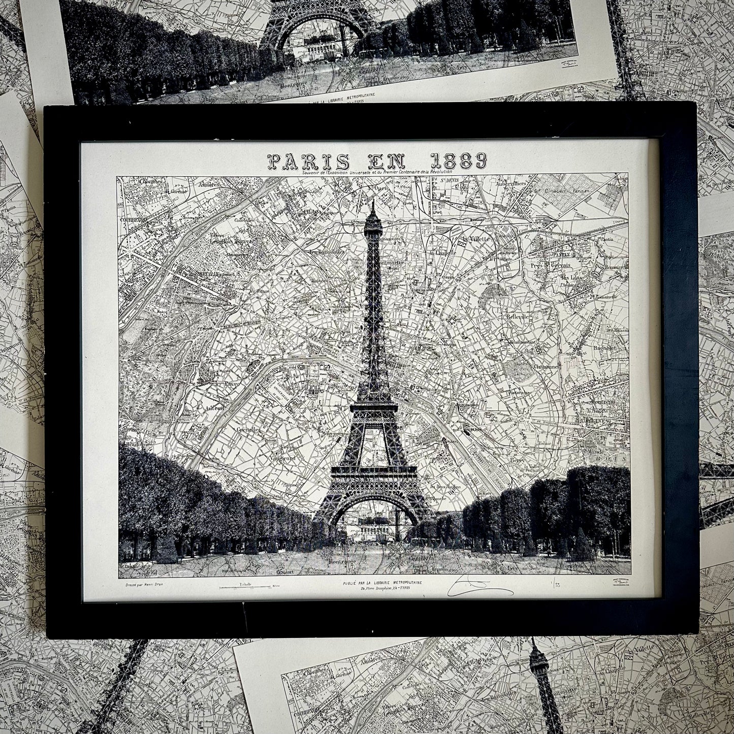 France | Eiffel Tower | Paris, France | Silkscreen
