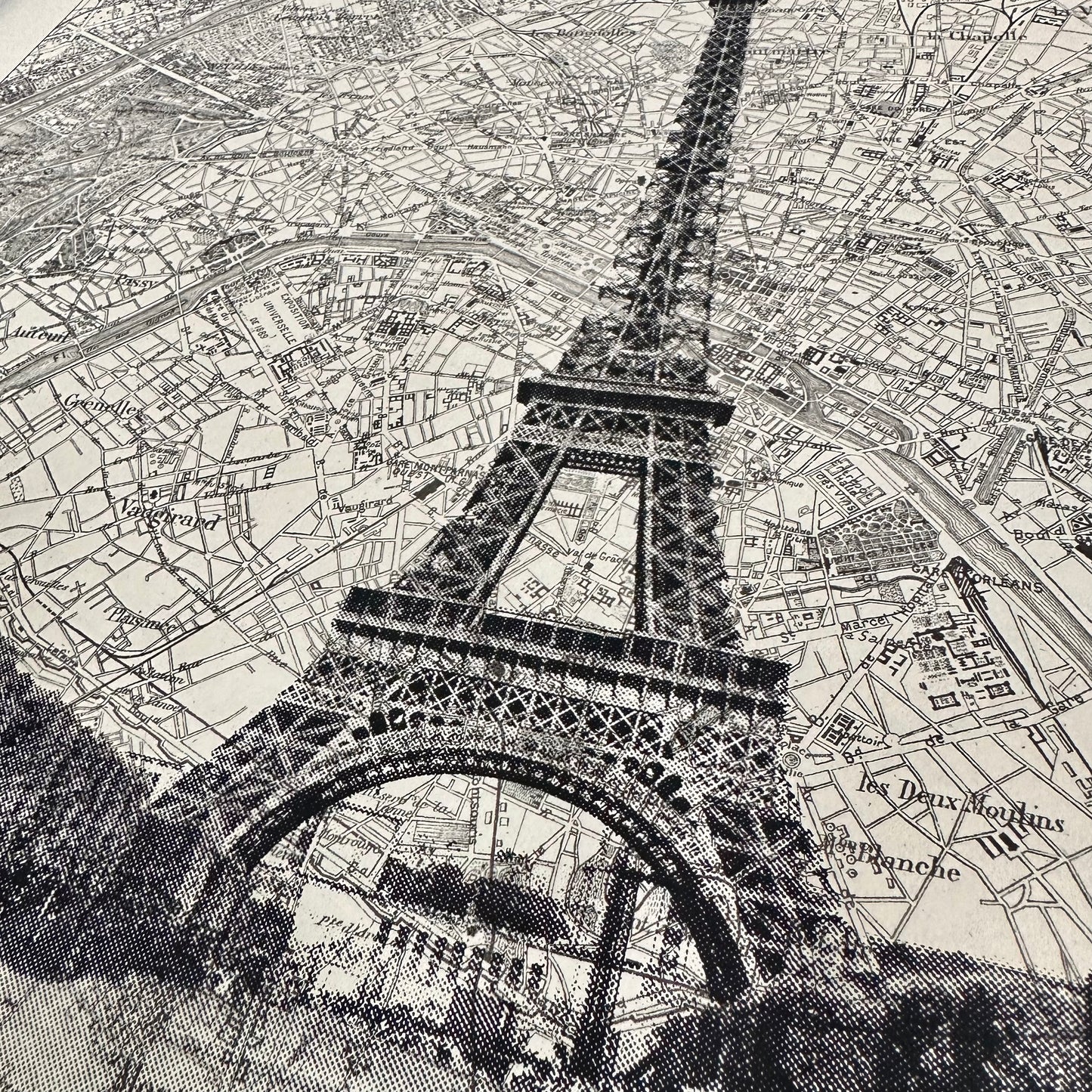 France | Eiffel Tower | Paris, France | Silkscreen