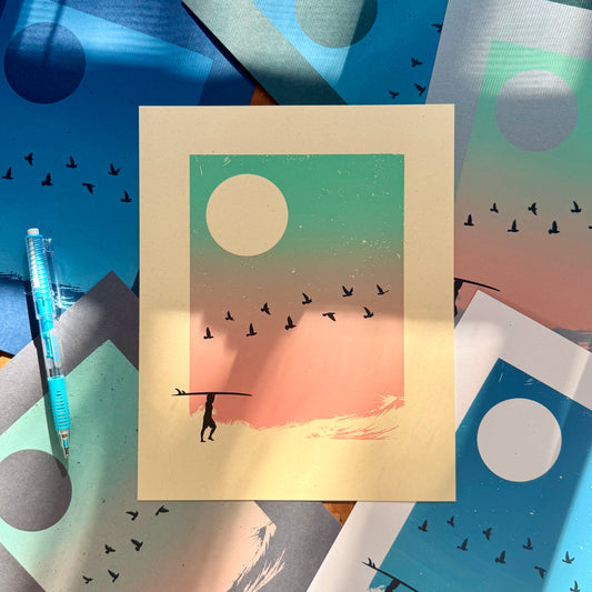 Mini Print: "Log Days"