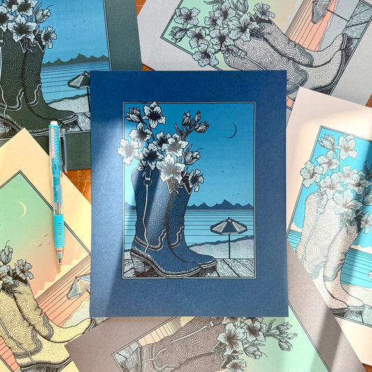 Mini Print: "The Sea"