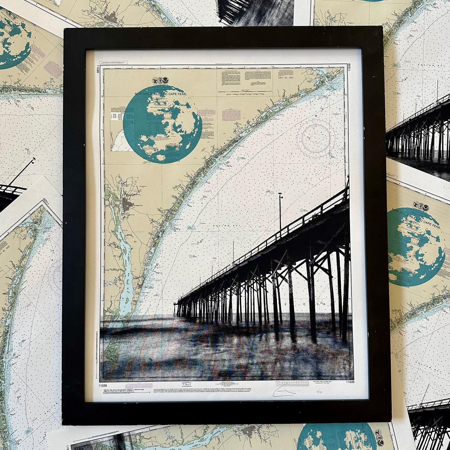 NC | Carolina Beach Pier | Carolina Beach, North Carolina | Silkscreen
